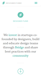 Mobile Screenshot of designerfund.com